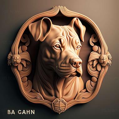 3D model Taigan dog breed dog (STL)